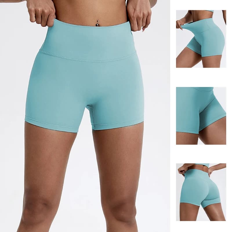 Women's Hearuisavy Running Sport Shorts, High Waist Gym leggings, slim fit cycling shorts, high waist yoga shorts