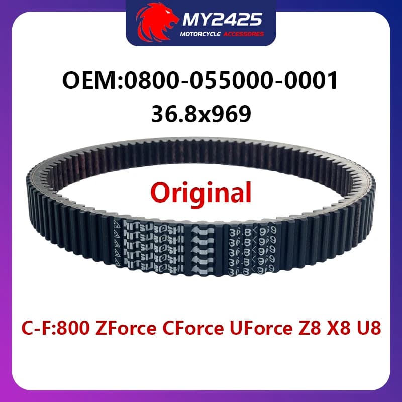 CF Originale Mitsuboshi 36.8x969 969x36.8 CVT Cinghia di Trasmissione Per 0800-055000-0001 CFMOTO 800 CF800 ZForce CForce UForce Z8 X8 U8 ATV