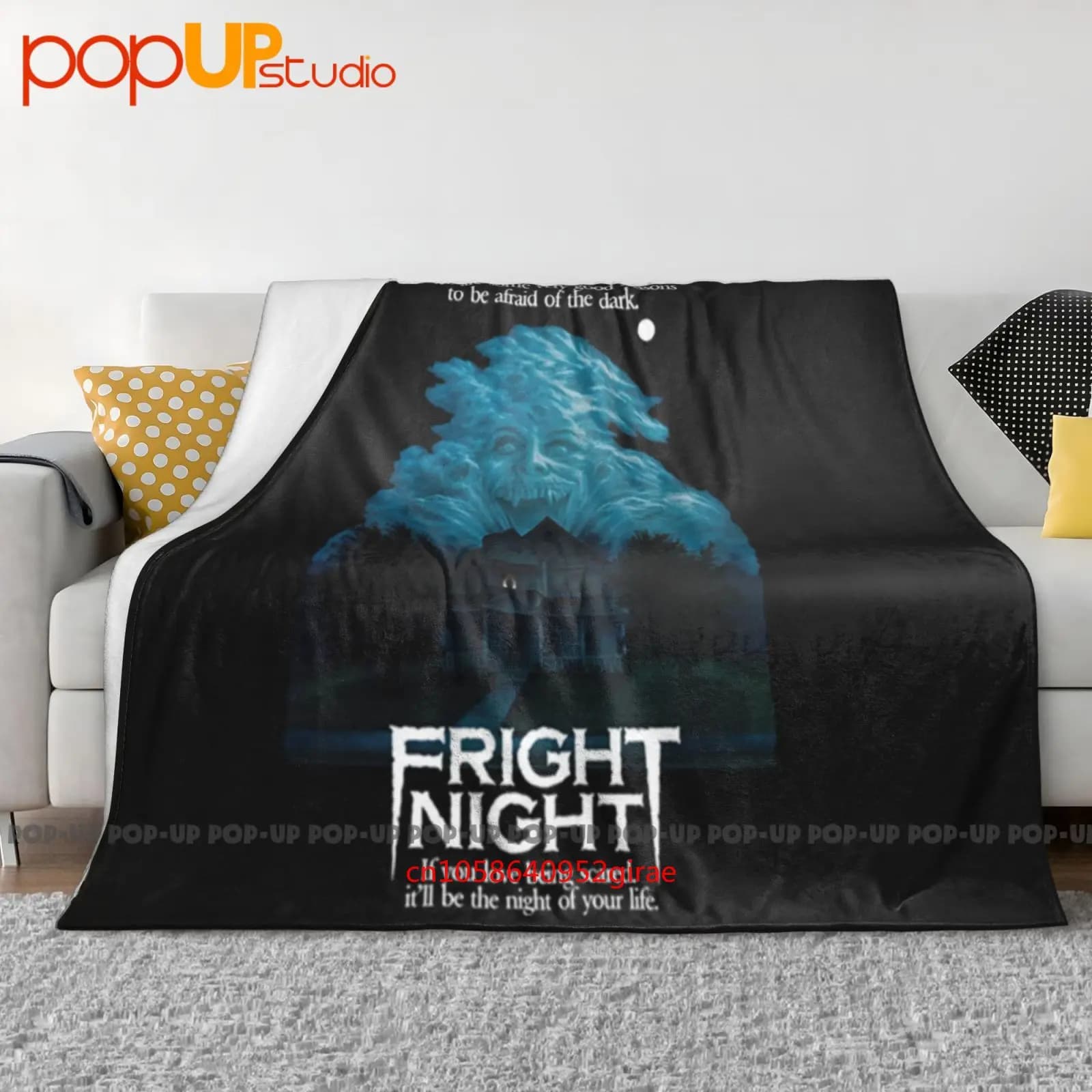 Fright Night V1 Tom Holland Horror Movie Poster Ultra-Soft Blanket Quilt Winter Sofa Cover Bed Covers