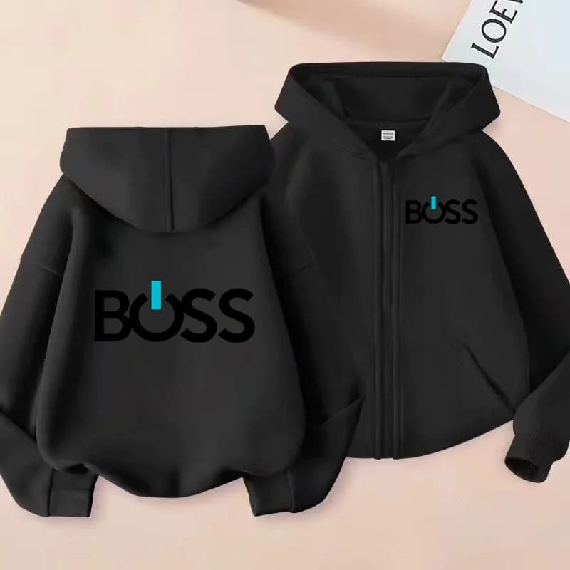 Cardigan stile cerniera per bambini Felpa per ragazzi Ragazze 3-12 anni Felpa con cappuccio con stampa superiore a maniche lunghe Cappotto affascinante moda casual
