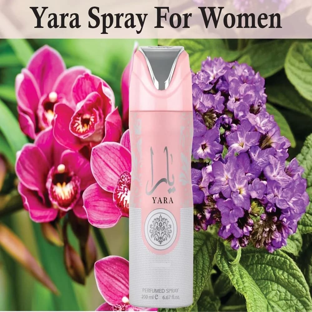 Lattafa - Yara Body Spray (6.7oz) Fragranza | Nebbia a Lunga Durata