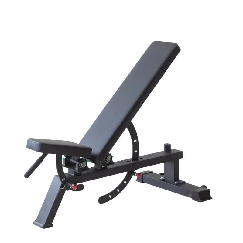 Home Fitness Home Gym Equipment Sitting Stool with Adjustable Commercial Multifunction Stool Panca with Handlebars