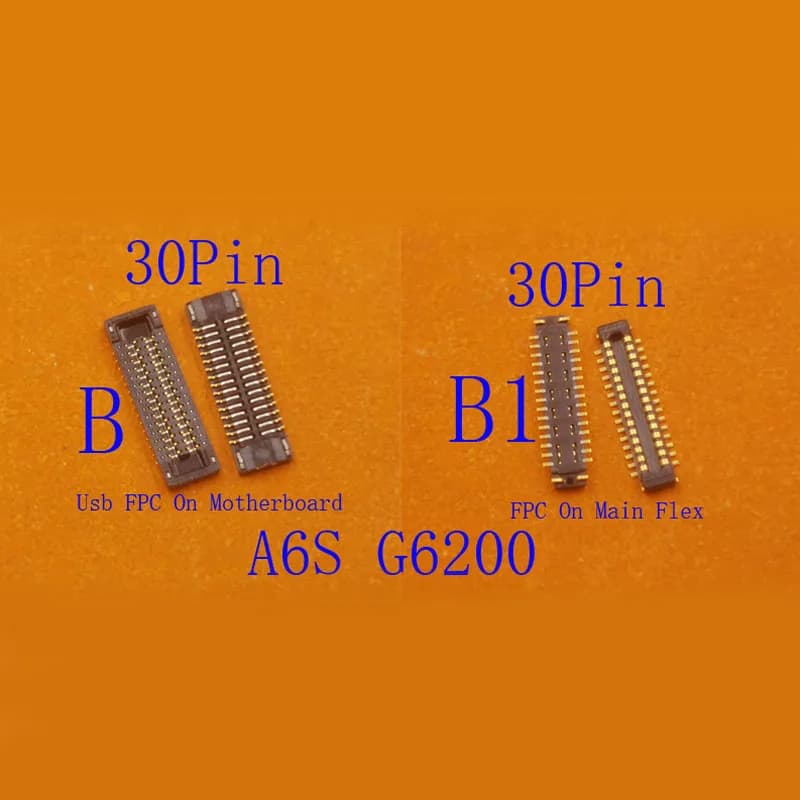 2-50Pcs Charging Lcd Display Usb Charger FPC Connector Plug For Samsung Galaxy A10S A107 A6S A20S A207 M15 M16 G6200 30 40 Pin