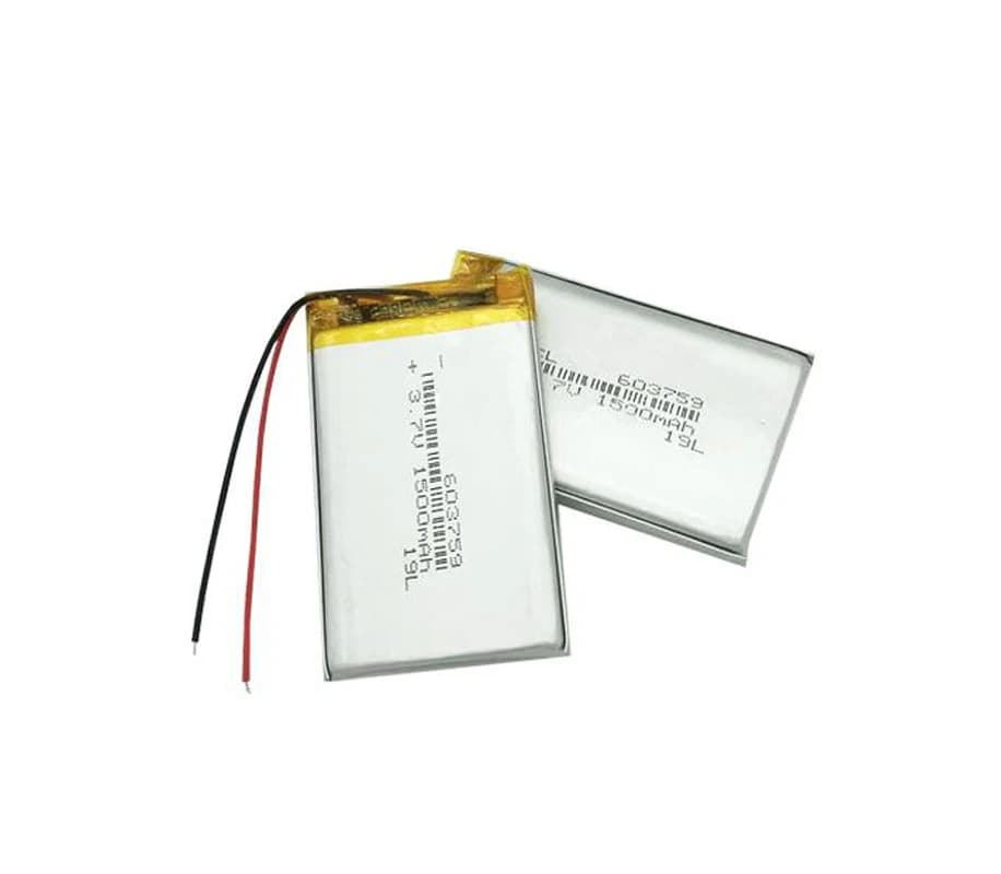 603759 1500mah 3.7V Lithium Polymer Battery For GPS Navigator Speaker DashCam Electronic Scale Rechargeable Li-polymer Batteries