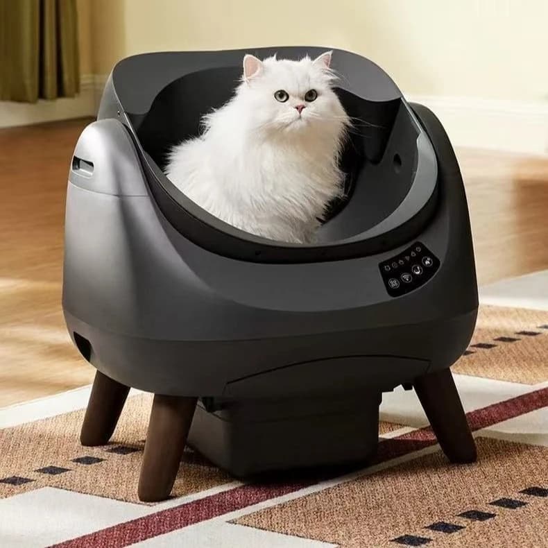 Automatic Mart Toilet Open Cat Litter Extra Large Cat Litter Box