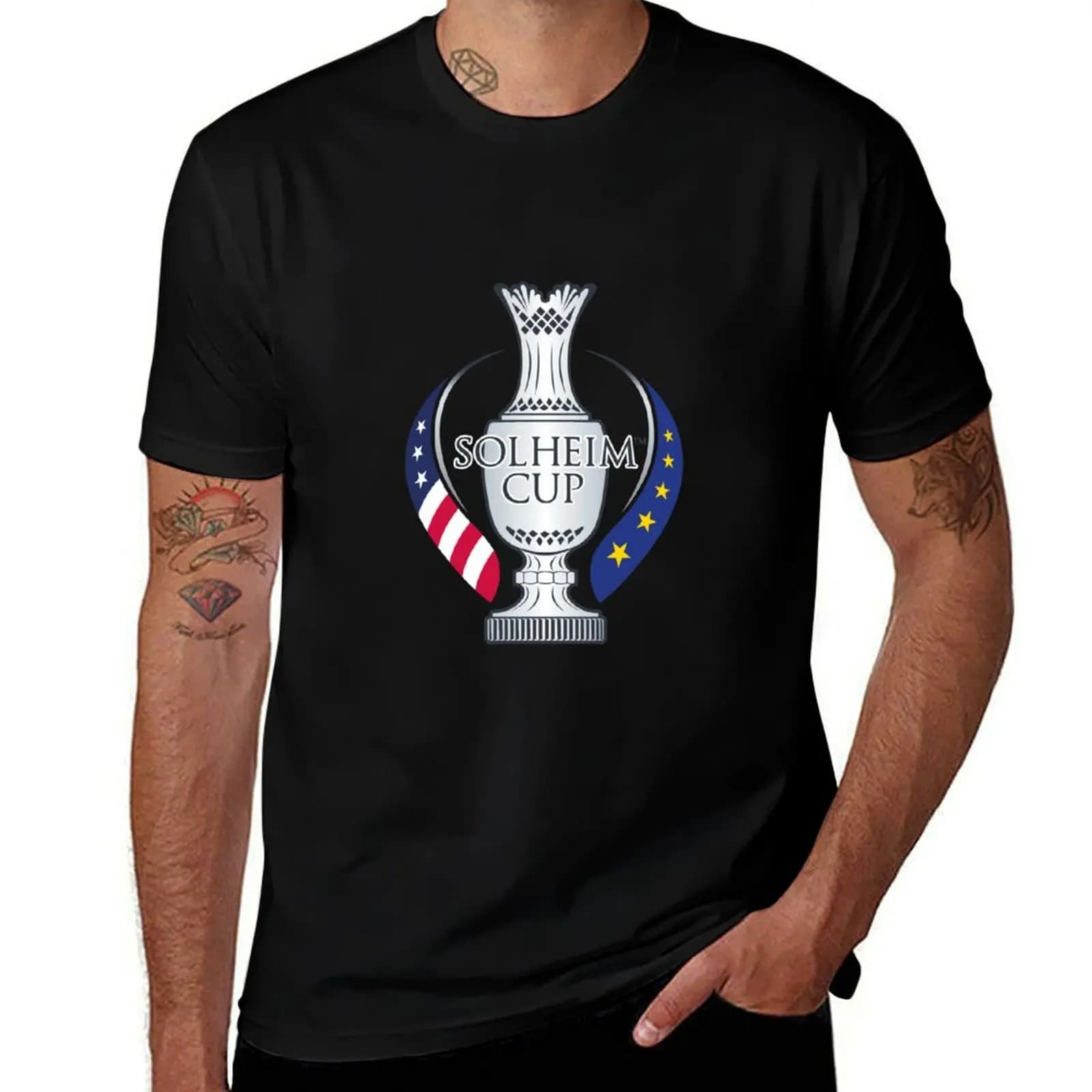 T-shirt Golf Solheim Cup 55 T-shirt casual a maniche corte per tutti i giorni