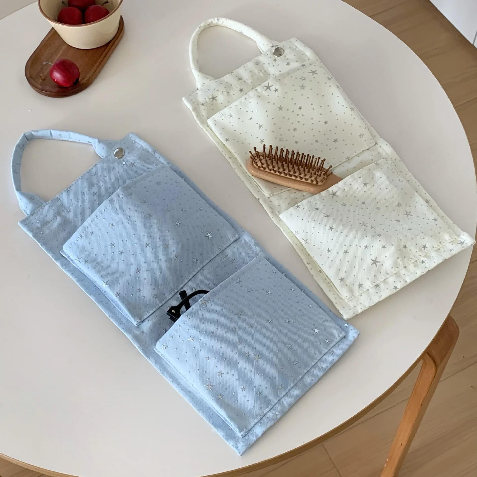 New Star-shaped Storage Hanging Bag – Household Underwear and Socks Organizer, Dormitory Door-back Trash Bag Storage Gadget