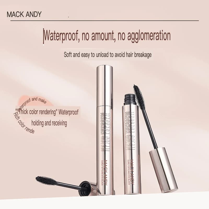 Maco Andy Mascara makeup for curling and styling Waterproof, sweat-resistant, not drooling, durable, thin, long curling and distinctive roots
