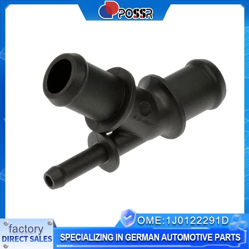 Auto Parts 1J0121087D Engine Cooling Hose Connector Connector Coolant Tee For Volkswagen Beetle Bora Golf MK4 Jetta