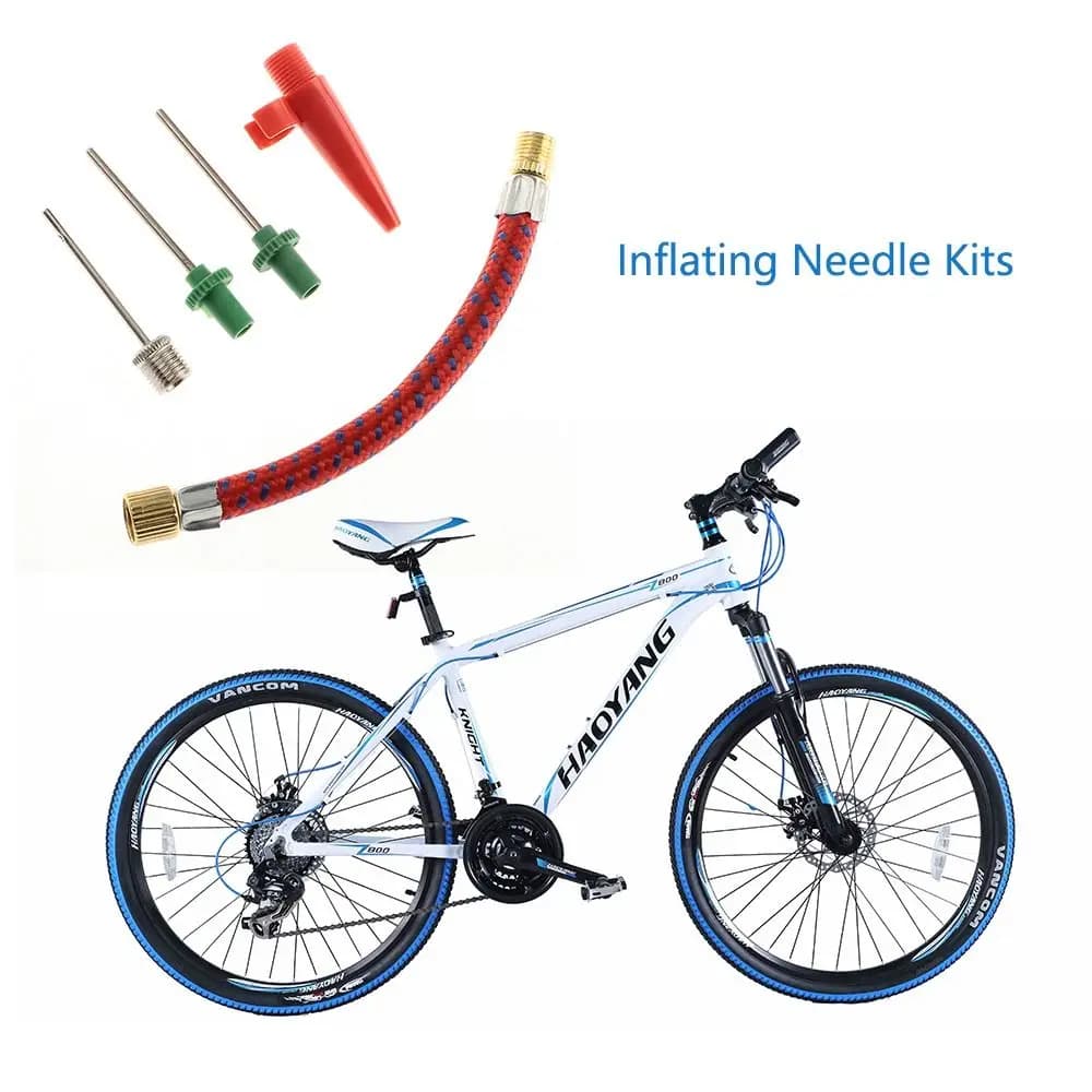 1 Set Kit di aghi per gonfiaggio Tubo dell'ago Palla sportiva Basket Calcio Pallavolo Bici Tubo per pneumatici Kit di gonfiaggio Strumento per pompa d'aria