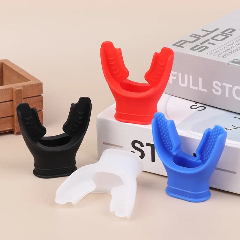 Silicone bottles for Second Scuba Diving Stadium, Snorkel Regulator Mouths, Octopus Colored Mouths, Mouths with Block System
