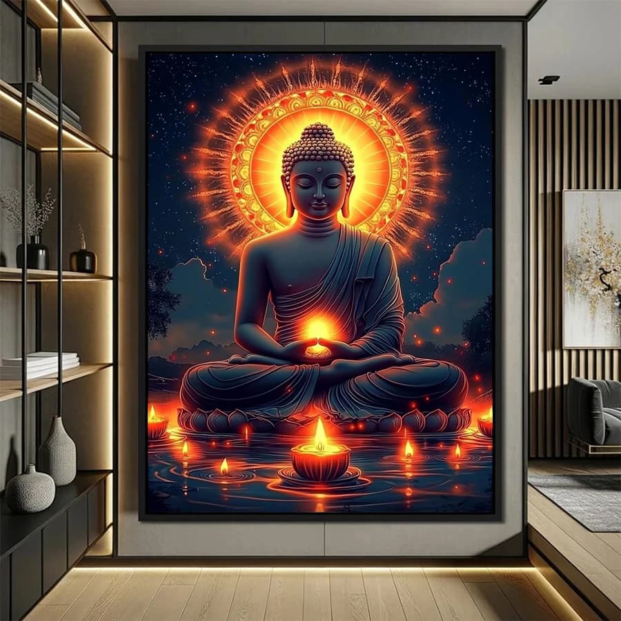 5D DIY Diamond Embroidery Picture Religious Buddha statues Diamond Painting Kit New Cross Stitch Mosaic Wall Art