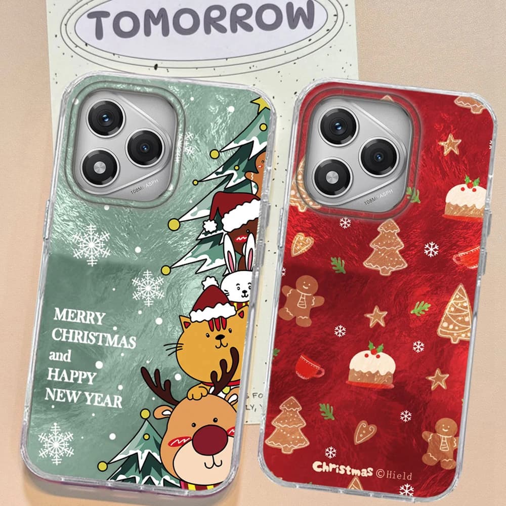 Merry Christmas Snowman Phone Case For Honor 400 200 90 Smart Pro Magic7 6 5 70 Lite X9a X9c X9b X8a X8b X6c X7b X7c X6b Cover