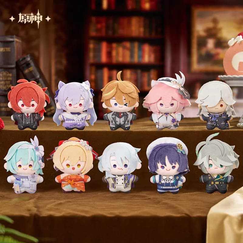 miHoYo Genshin Impact Resplendent Feast Plush Blind Box Q Version Figurine Pendant Bag Charm Collection Decor Gift