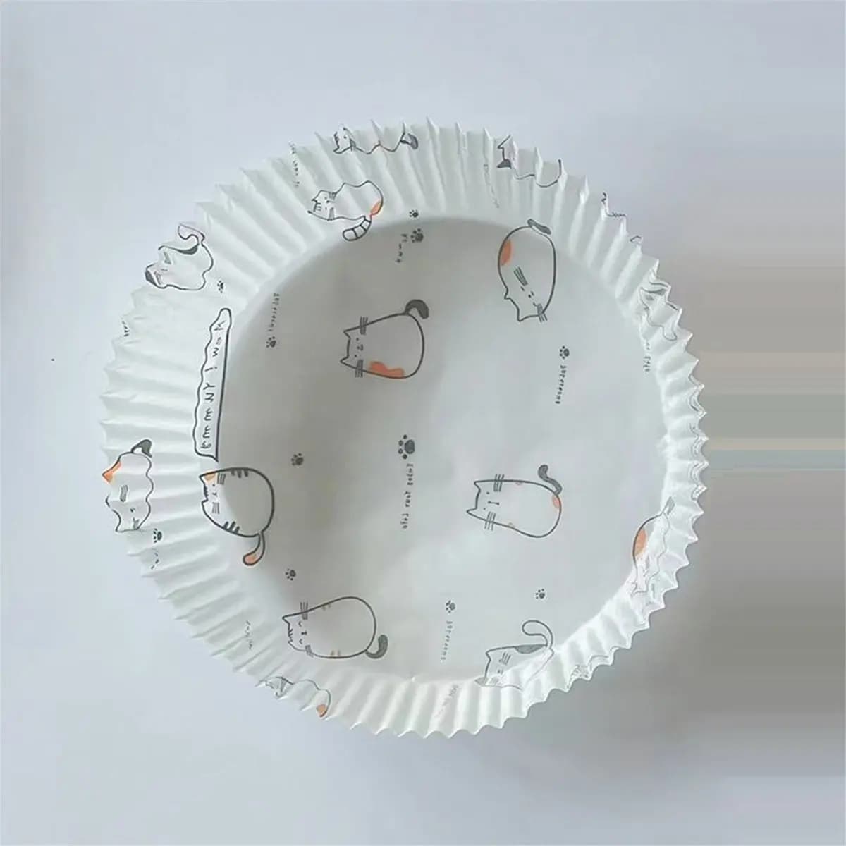 N14R Top Air Fryer Oil Absorbent Paper Kitchen Boiler Oil-Proof Tool Round Paper Plate