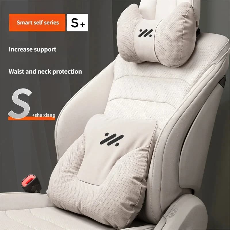 For LS7 L7 LS6 L6 Car Accessories Car Headrest Neck Support Seat Lumbar Cushion Soft Neck Pillow
