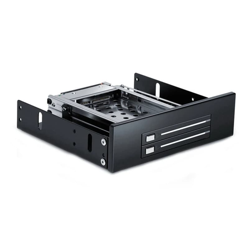 SEATAY Dual Bay SATA2 disco rigido HDD e SSD vassoio interno Mobile Rack Enclosure Docking Station staffa Hot Swap