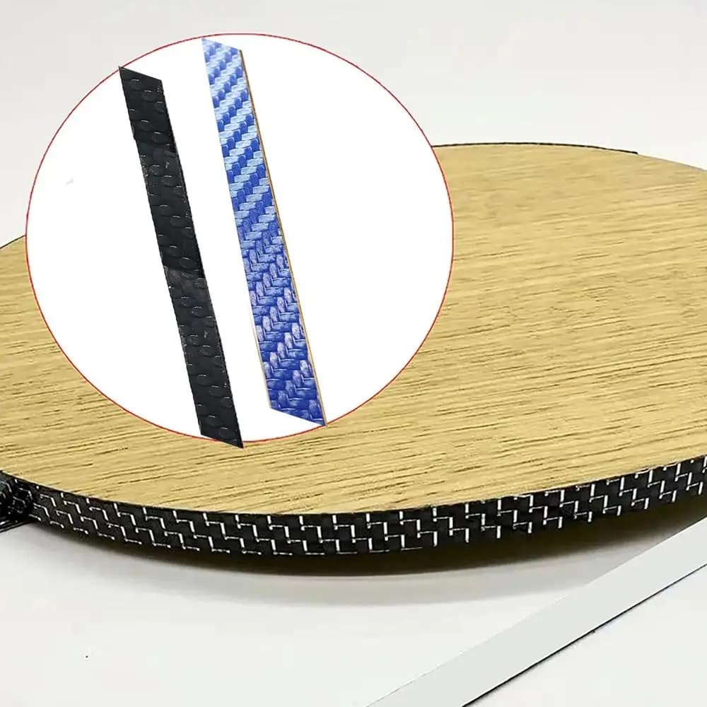 Ping Pong Edge Tape Self-adhesive Protective Side Ribbon for Ping Pong Carbon Fiber Super Hard PU Thickened