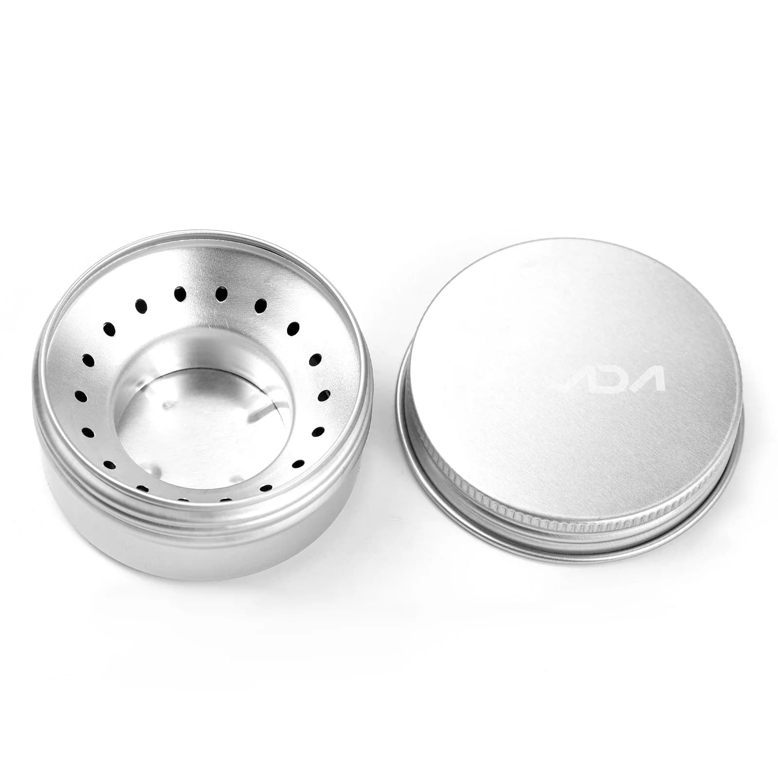 Mini Backpacker Washer 40 ml aluminum alcohol burner with small stainless steel windscreen Portable camping stove for camping