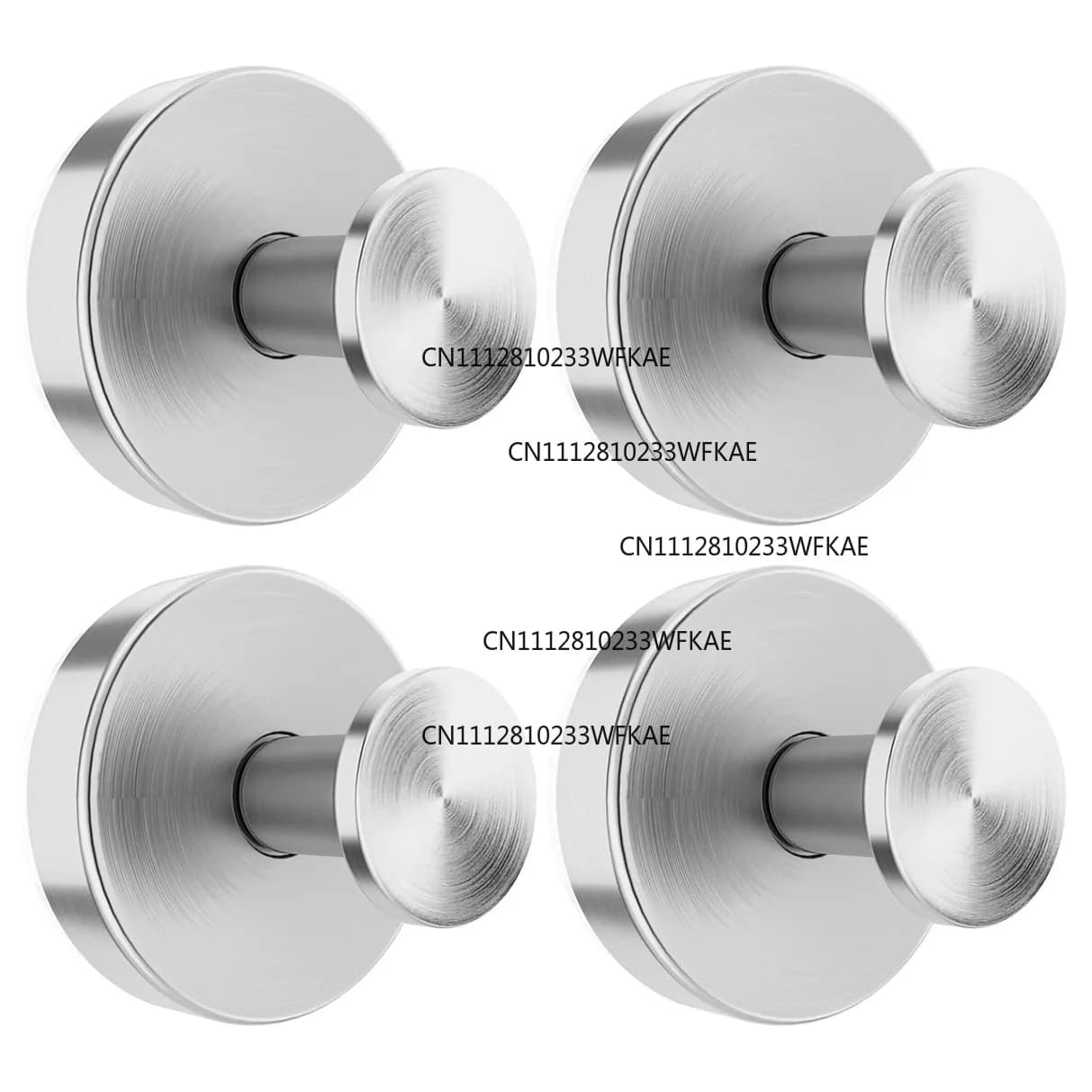 Stainless steel suction cup hook metal hook strong adhesive hook