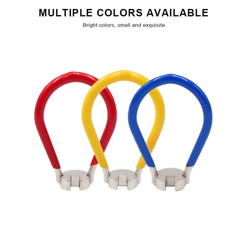 Chiave per capezzoli per raggi per bici 1PC Mini chiave per raggi portatile per la regolazione del cerchione della ruota da strada MTB Strumento di riparazione per ciclismo durevole