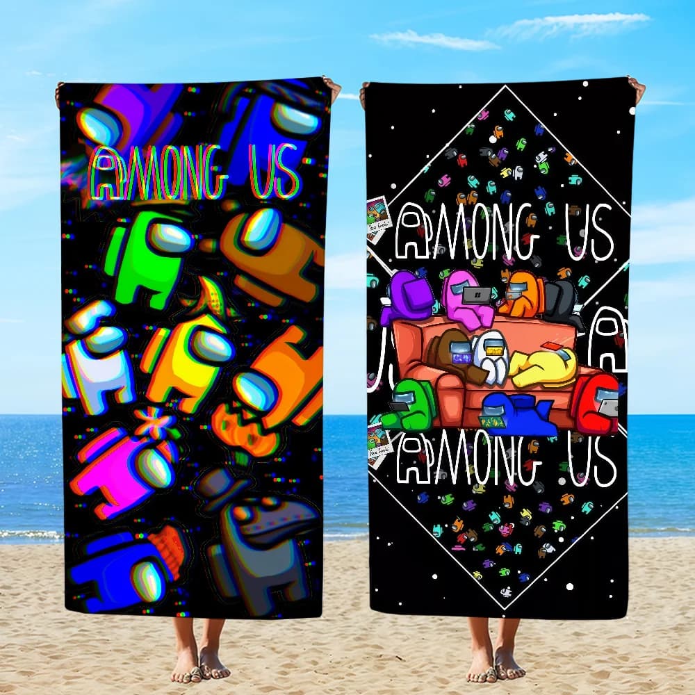 A-AmongS-ES quick drying, lightweight and portable bathrobe for camping, swimming pool and travel