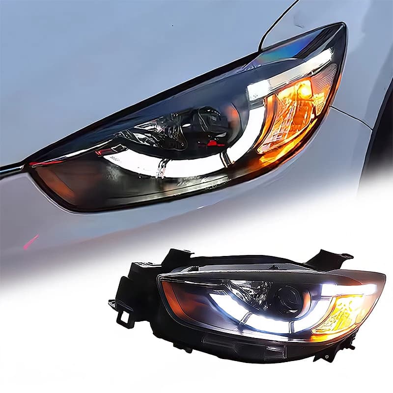 Car Lights for Mazda CX-5 Headlight 2012-2016 LED Projetor Head Lamp CX5 Daytime Running Light Automotive Accessories