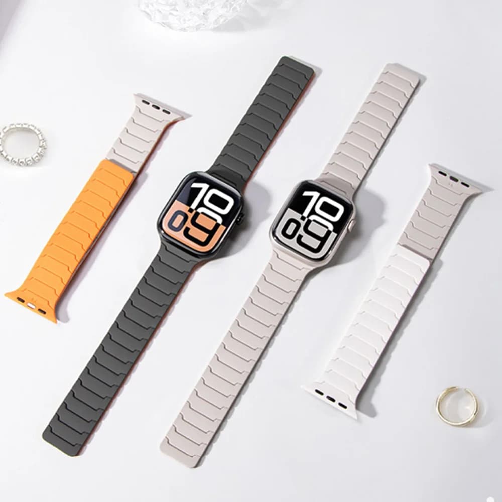 Cinturino magnetico per cinturini Apple Watch ultra3 49mm 46mm 42mm 45mm 44mm 41 Bracciale sportivo in silicone serie iWatch 11 10 9 8 7 6 5 SE