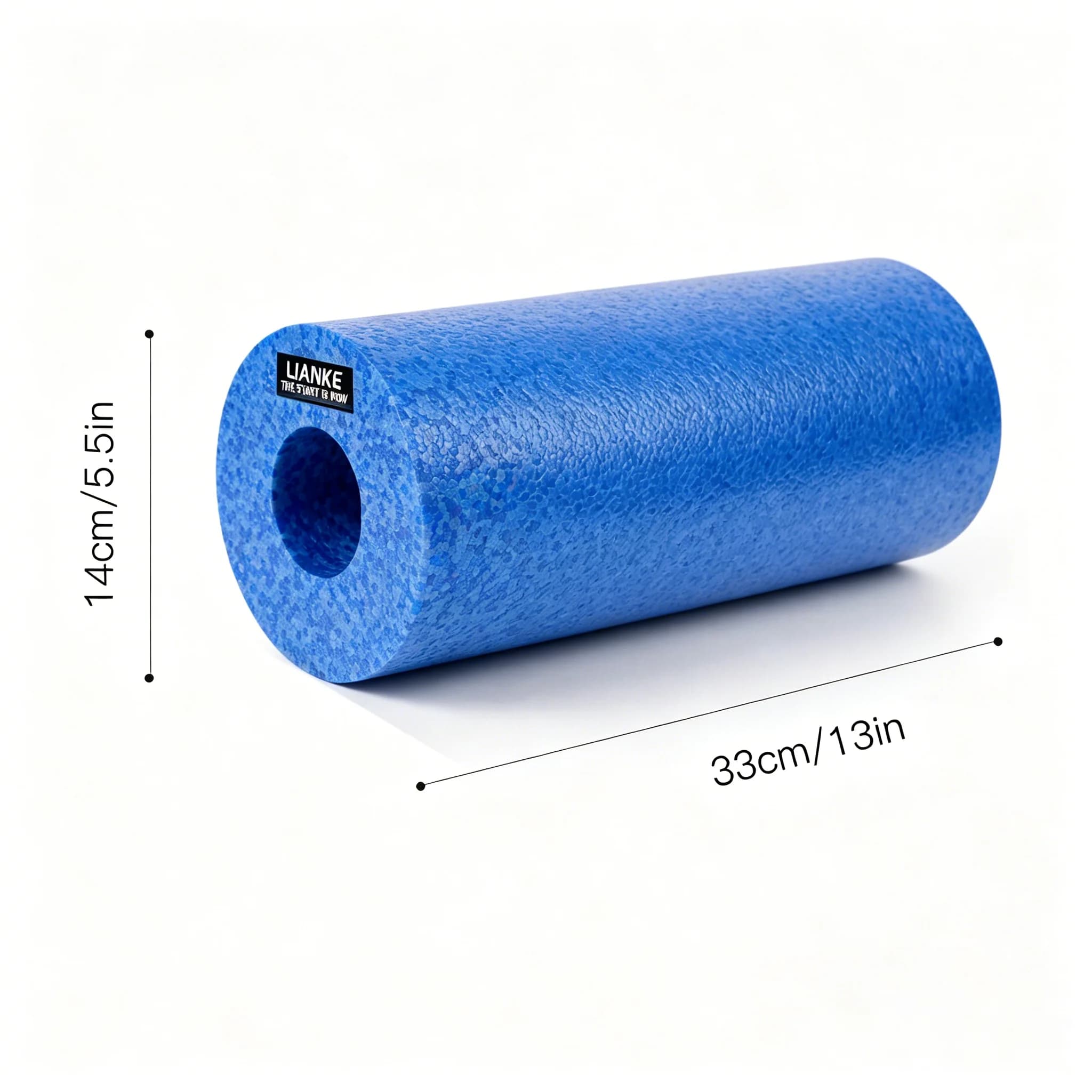 EPP Hollow High-Gloss Foam Roller, designed to assist with fitness training, stretching, and relaxing sore muscles.