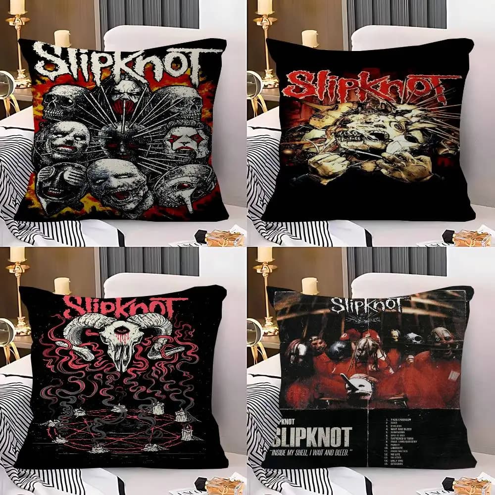 Pop Band S_Slipknot Album, fodera per cuscino, fodera per cuscino da divano, decorazione per la casa, regalo per bambini