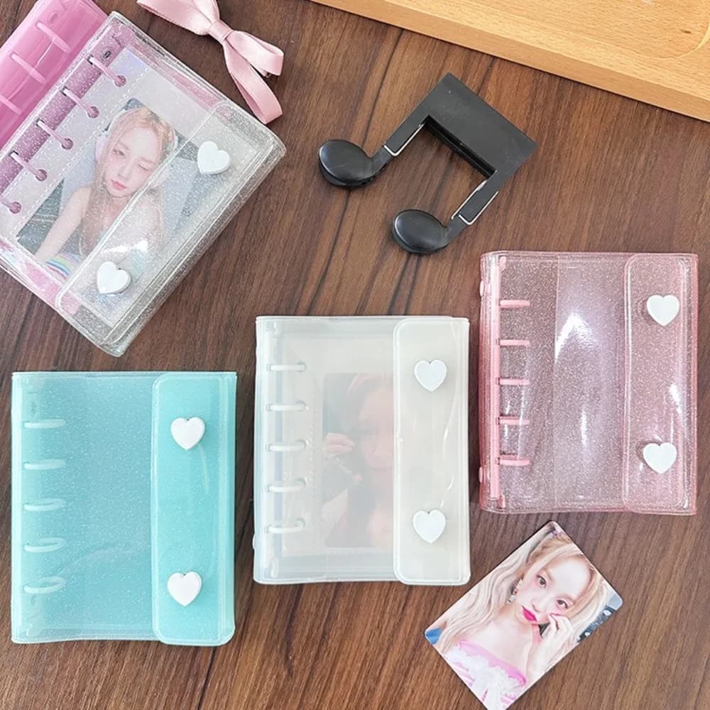 Journal Sketchbook Accessories M5 Binder Loose Cover 5Holes Waterproof Binder Photo Album Large Capacity Name Card Book