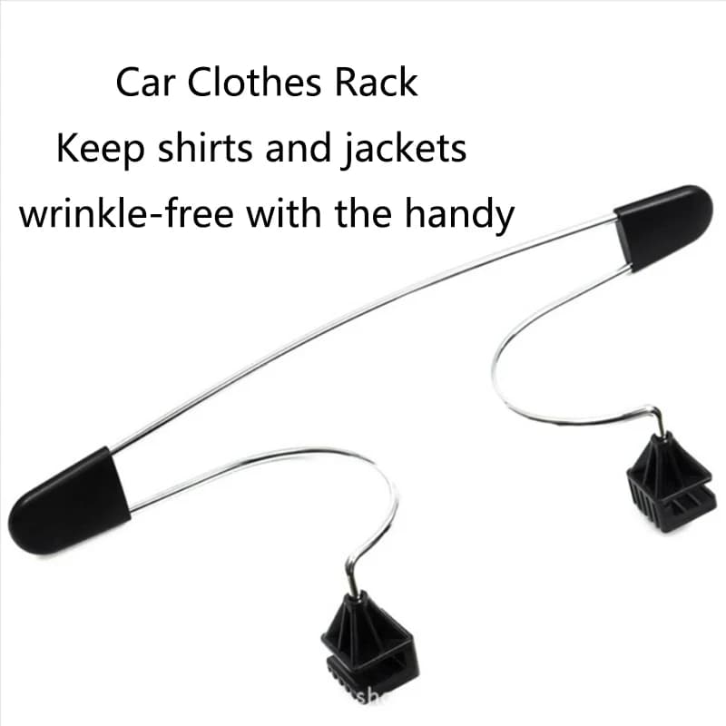 1 pcs universal car seat headrest metal clothes hangers for vehicle clothes coat clothes clothes Holer clothes hangers for car