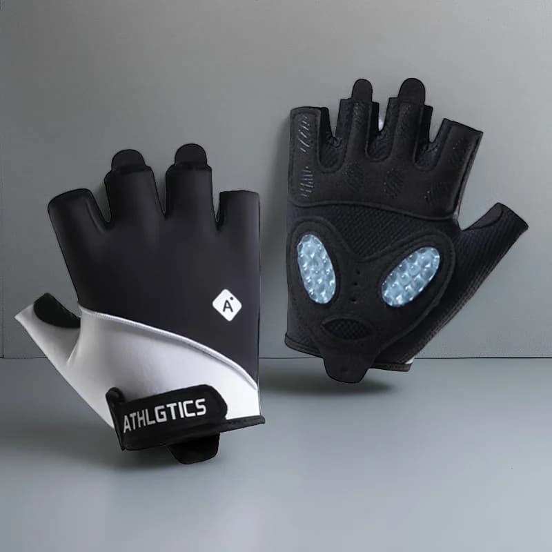 Cycling and Fitness Gloves, Silicone Anti-slip, Mid-Size, for Men and Women, Absorbents, for Gym, MTB and Fishing