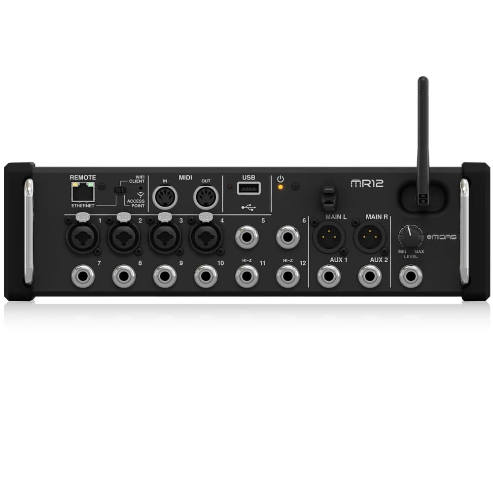 Mixer Digitale Midas MR12 a 12 Canali Controllabile da Tablet