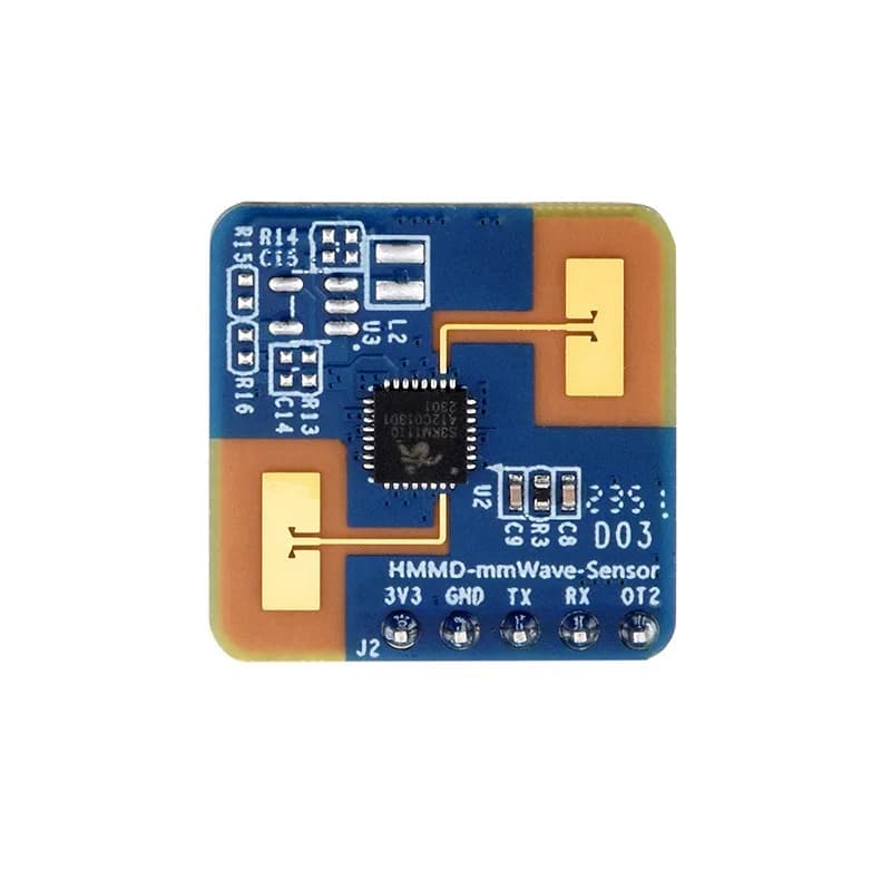 Modulo Sensore a Onde Millimetriche per Arduino Raspberry Pi ESP32 STM32 Comunicazione Seriale Rilevamento Microdinamico del Corpo Umano