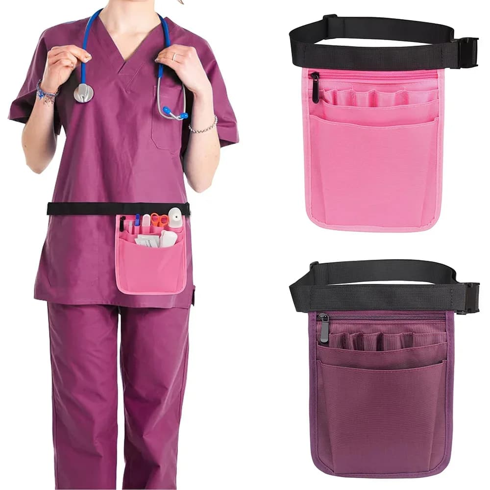 Marsupio per donna Custodia a tracolla Custodia per infermiera Borsa per organizer Cintura Tasca extra Marsupio Infermiera in nylon per accessori Strumento