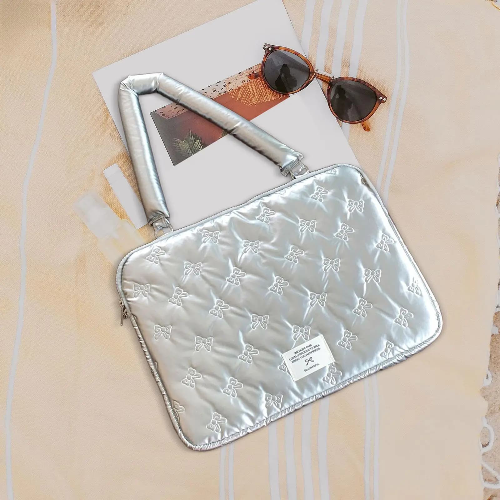 Borsa a tracolla da donna per laptop, elegante custodia per laptop per lavoro, pendolarismo, appuntamenti