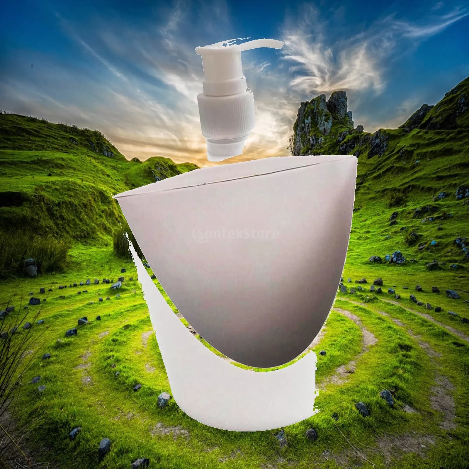 Dish Soap Dispenser and Sponge Holder Multifunctional Countertop Organizer Sink Countertop Organizer for Hotel Farmhouse Bar
