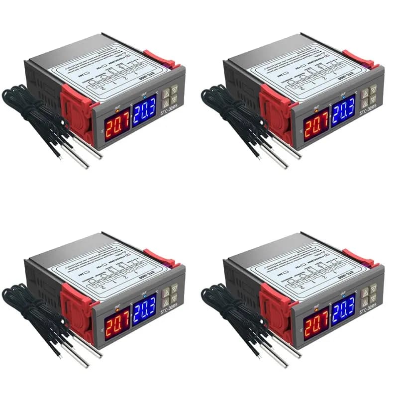 Termostato Digitale BHTS-4X, Controllore di Temperatura STC-3008, Sensore Termometro Igrometro AC110-220V