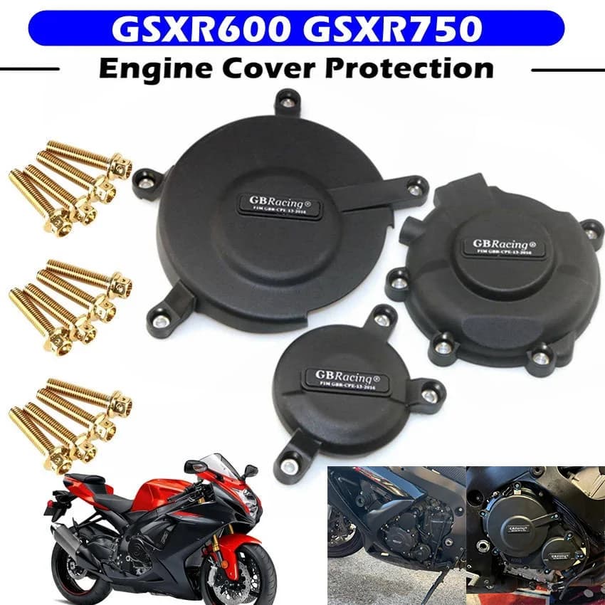 Custodia protettiva per copertura motore moto per custodia GB Racing per SUZUKI GSXR600 GSXR750 2006-2023 K6 K7 K8 K9 L0-M3 GBRacing