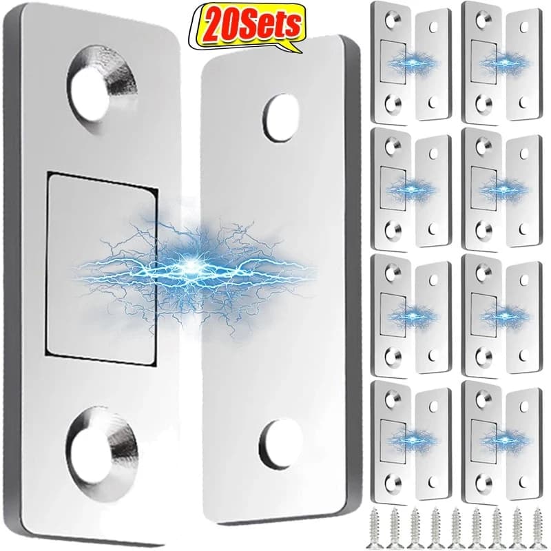 Magneti a chiusura automatica ultra-sottili per porte, armadi, cassetti e finestre - Chiusure magnetiche adesive all'ingrosso