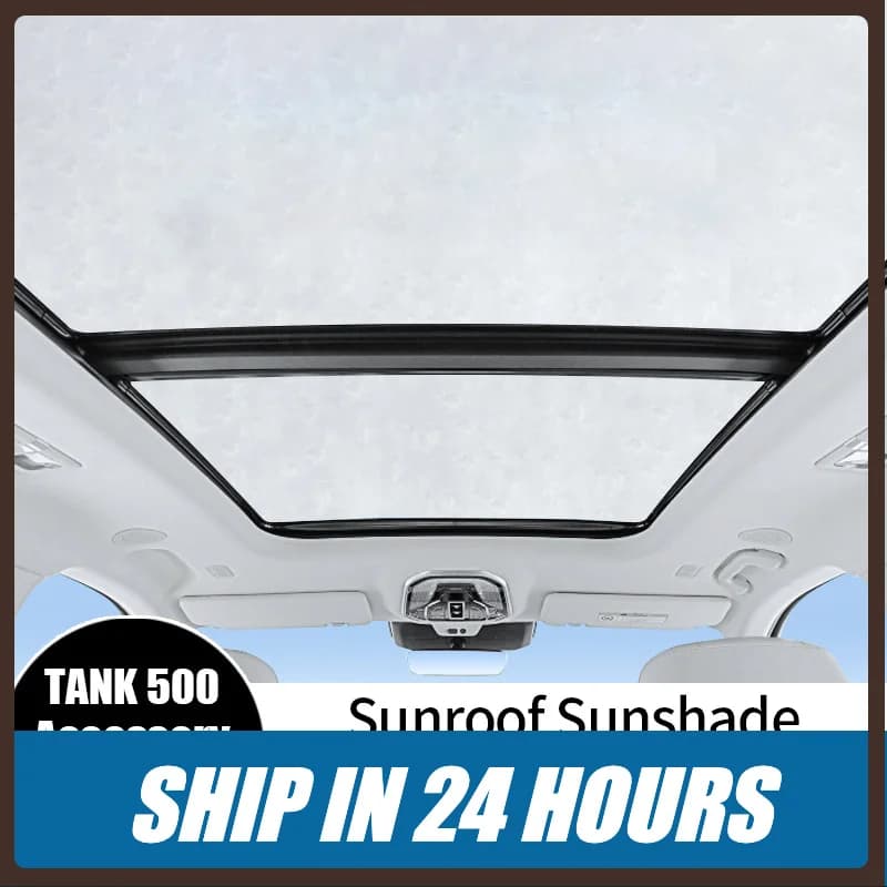 New Protective Cover for GWM Tank 500 Trim Cover Protector Anti-Scratch Protection Accessories Sunroof Sunshade Curtain