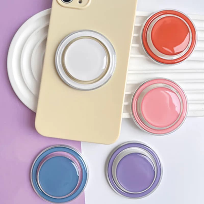 Supporto magnetico pieghevole per presa per telefono cellulare Supporto tascabile per Magsafe IPhone Samsung Mac Supporto espandibile per dito con anello sicuro