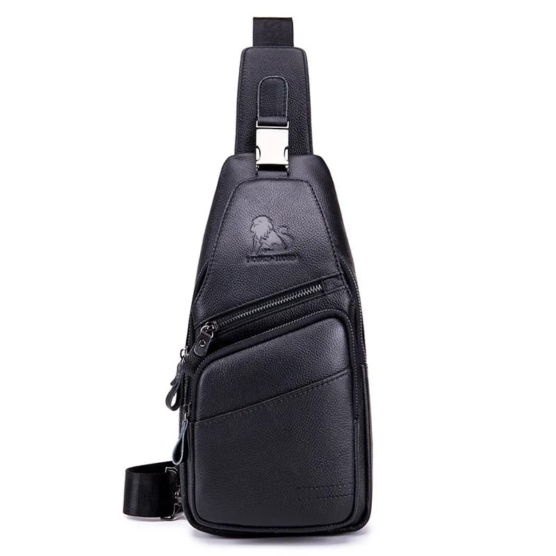 Marsupi sportivi da uomo Marsupio in pelle Genius alla moda Marsupio da petto Marsupio da uomo con marsupio Molle