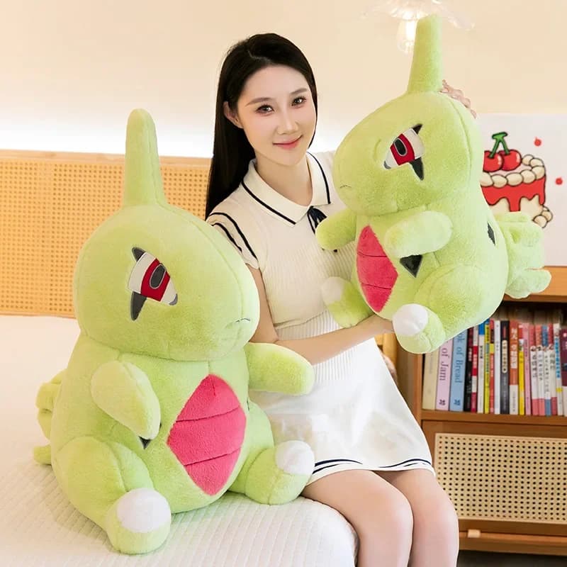 35/70 centimetri Larvitar Pokemon Giocattoli di Peluche Grande Anime Bambola Carino Cuscino Gigante Pokémon Peluche Tyranitar Farcito Regalo per I Bambini Di Natale