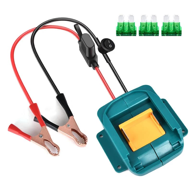 HOT Auto Salto di Avviamento Auto Booster per Makita 18V Li-Ion Batteria BL1850 Adattatore di Emergenza Booster Dispositivo di Avviamento Salto Strumento di Avviamento