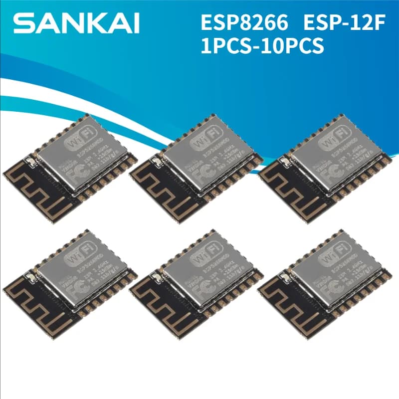 Modulo Wireless ESP8266 ESP-12F da 1-10 pezzi, Scheda di Sviluppo Seriale ESP12F, Modulo Remoto Aggiornato ESP12, Programmatore per Arduino