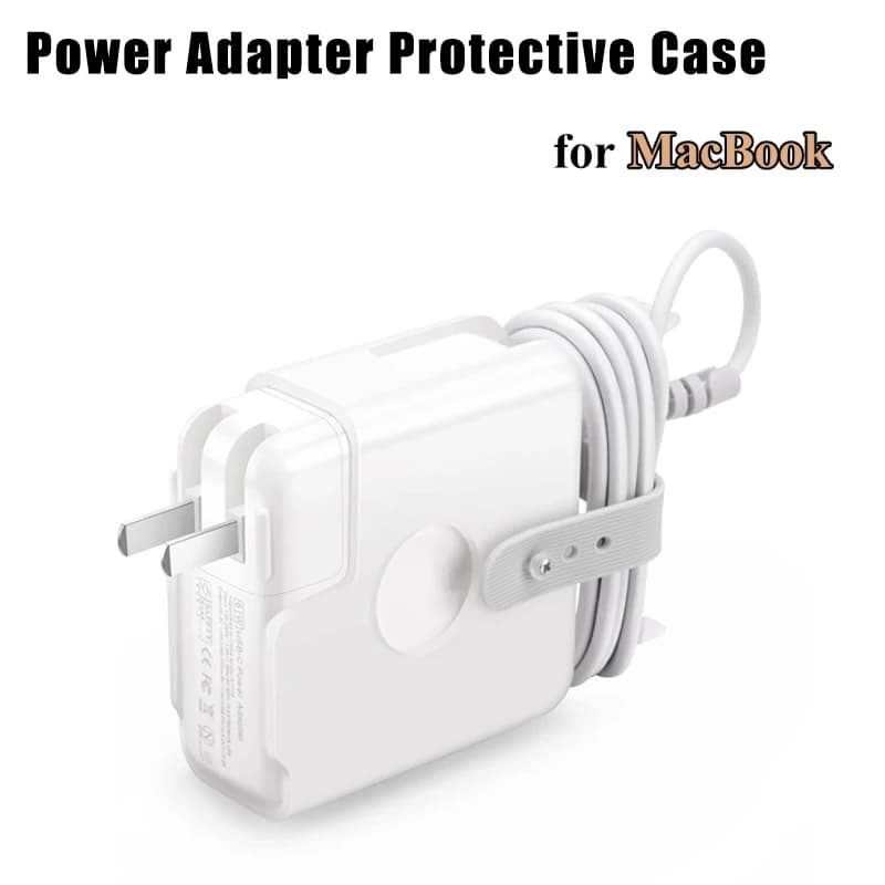 Custodia protettiva per adattatore di alimentazione per caricabatterie avvolgicavo per gestione cavi per MacBook Pro 12'' 13'' 14'' 15'' 16'