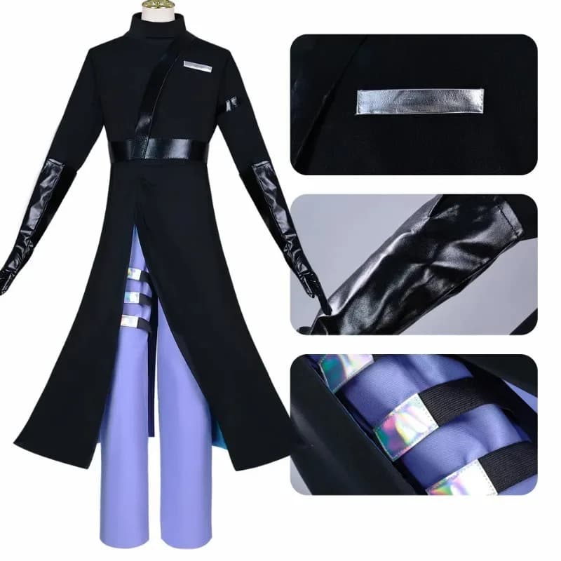 Anime Alien Ivan Costume Cosplay Sorgoglio Uniformi Nere Spettacolo Teatrale Idol Abiti Festa Carnevale Vestire Men6;d'3,h'7.b;