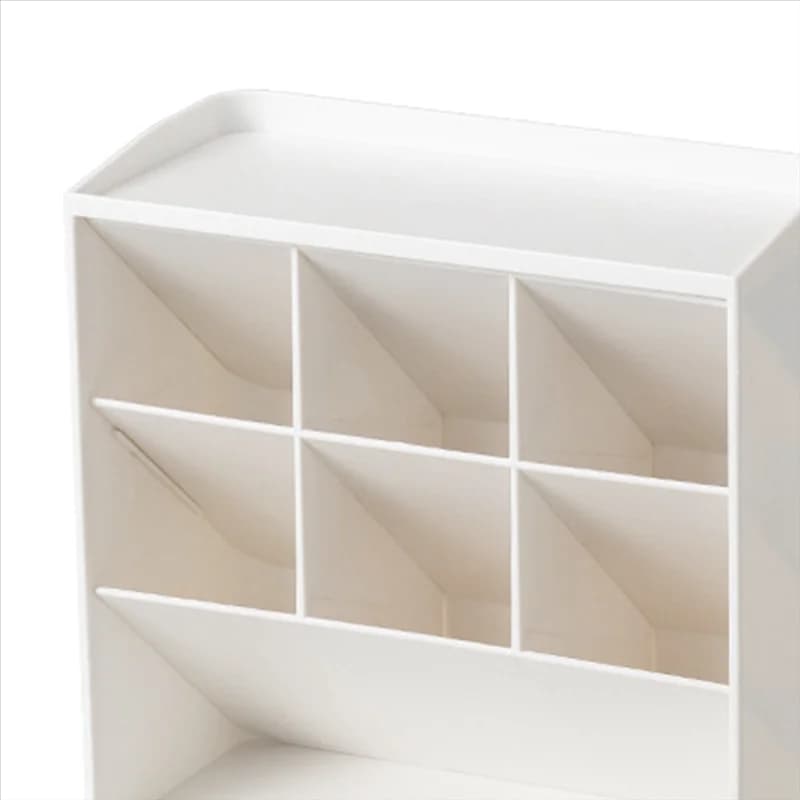 Organizer da scrivania, portapenne da scrivania, organizer per matite con 7 scomparti e 1 cassetto per la scuola, portaoggetti per dormitorio